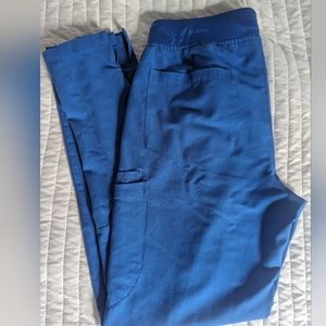 Mandala Scrubs Royal Blue Pants Medium Women's